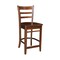 International Concepts 36 in. Round Extension Dining Table with 4 Emily Counter Height Stools - 5 Piece Set K581-36RXT-S6172-4 - alternate 4